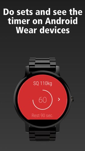 的Android手机或平板电脑StrongLifts 5x5: Workout gym log & Personal trainer程序截图。