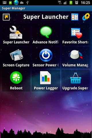 Super Manager app for Android, download programs for phones and tablets for free.