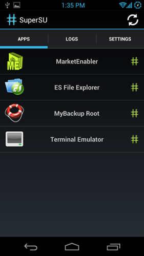Aplicativo Super SU para Android, baixar grátis programas para celulares e tablets.