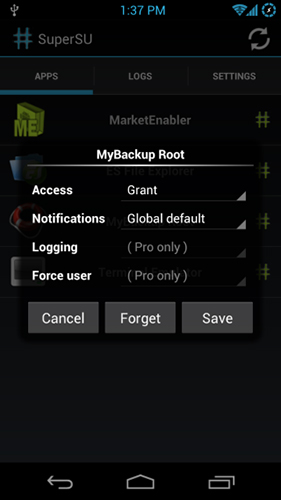 Capturas de pantalla del programa GMD hide bar para teléfono o tableta Android.