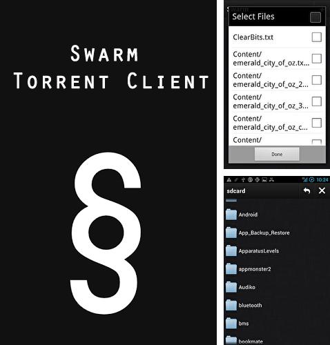 Swarm torrent client