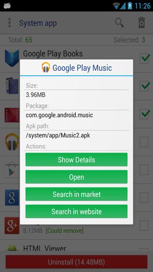 Capturas de pantalla del programa Navbar apps para teléfono o tableta Android.