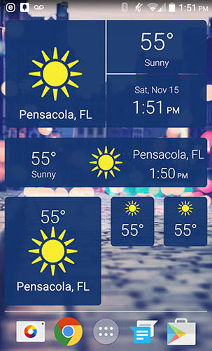 Die App Weather by Miki Muster für Android, Laden Sie kostenlos Programme für Smartphones und Tablets herunter.