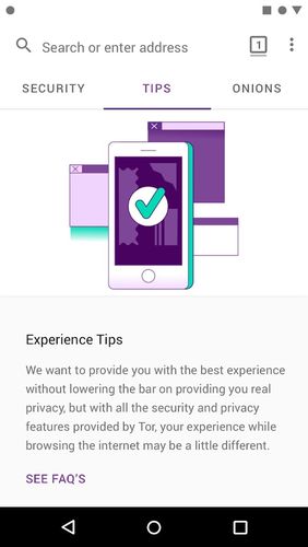 Screenshots des Programms Firefox focus: The privacy browser für Android-Smartphones oder Tablets.
