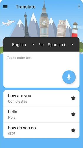 Baixar grátis Translate all - Speech text translator para Android. Programas para celulares e tablets.