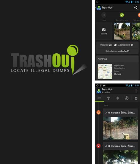 Besides 1010 Time Android program you can download TrashOut for Android phone or tablet for free.