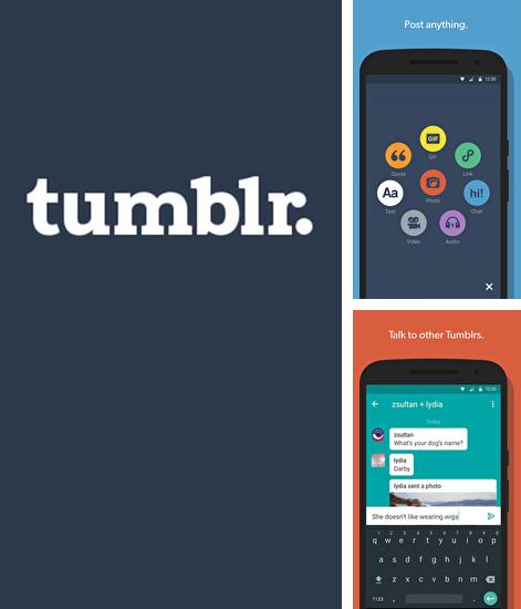 Бесплатно скачать программу Tumblr на Андроид телефоны и планшеты.