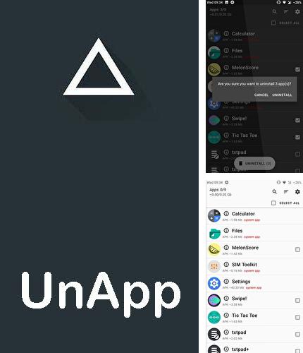 Крім програми Ultra Notes для Андроїд, можна безкоштовно скачати UnApp - Easy uninstall multiple apps на Андроїд телефон або планшет.