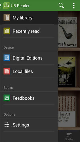 Descargar gratis Universal Book Reader para Android. Programas para teléfonos y tabletas.