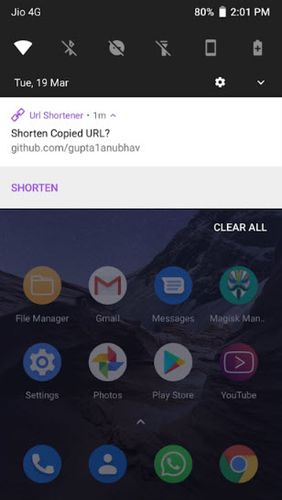 URL shortener app for Android, download programs for phones and tablets for free.