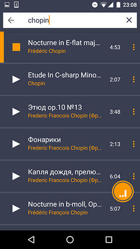 Aplicativo VK Music para Android, baixar grátis programas para celulares e tablets.