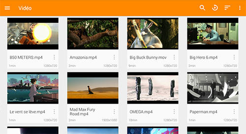 Application VLC media player pour Android, télécharger gratuitement des programmes pour les tablettes et les portables.