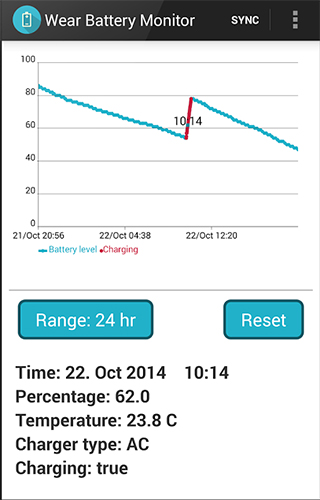 Wear battery monitor alpha app for Android, download programs for phones and tablets for free.
