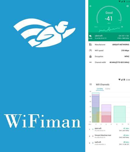 Besides Sensors multitool Android program you can download WiFiman for Android phone or tablet for free.