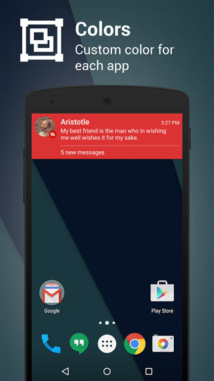 Aplicativo Metro Notifications para Android, baixar grátis programas para celulares e tablets.