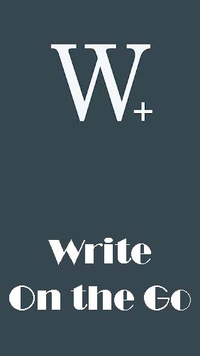 Writer plus (Write on the go)