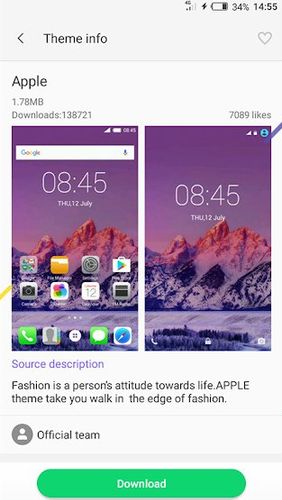 Screenshots des Programms CPL - Customized pixel launcher für Android-Smartphones oder Tablets.