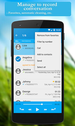 Screenshots des Programms OfficeSuite 8 für Android-Smartphones oder Tablets.