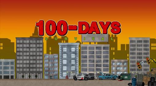 100 days: Zombie survival poster