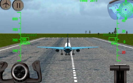 3D Airplane flight simulator screenshot 1