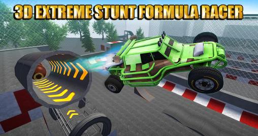 3D extreme stunt: Formula racer poster