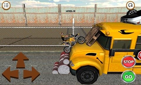 3D motocross: Industrial screenshot 2