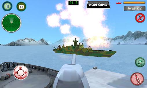 3D Navy battle warship screenshot 3