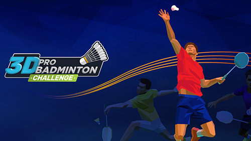 3D pro badminton challenge poster