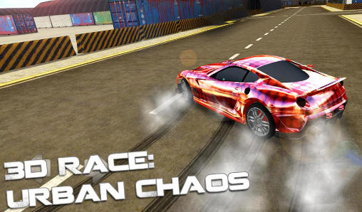 3d race: Urban chaos poster