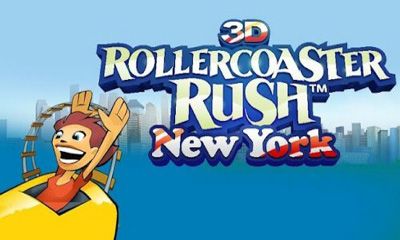 3D Rollercoaster Rush. New York poster