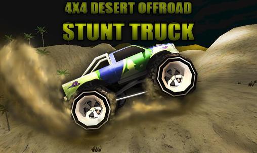 4x4 desert offroad: Stunt truck poster