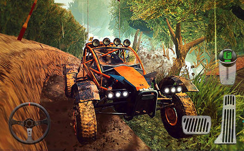 4x4 dirt off-road parking: Forest trials simulator screenshot 3