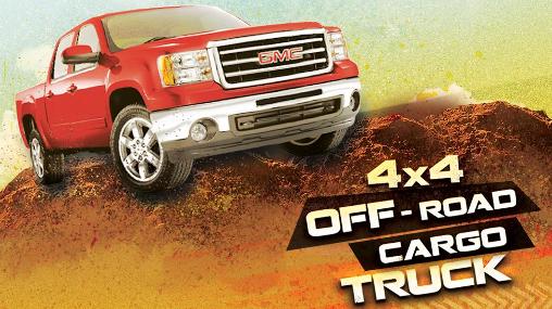4x4 off-road cargo truck poster