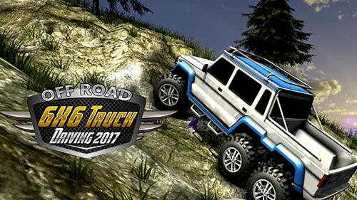 6x6 offroad truck driving simulator poster