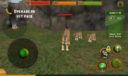 Adventures of wild tiger screenshot 1