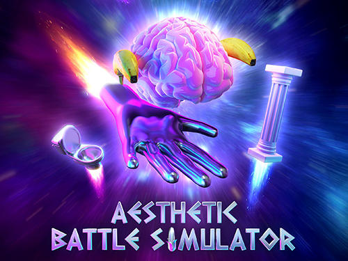 Aesthetic battle simulator poster