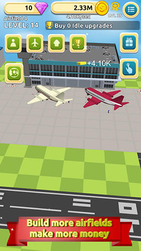 Airfield tycoon clicker screenshot 2