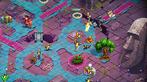 Screenshots of the Alicia Quatermain for Android tablet, phone.