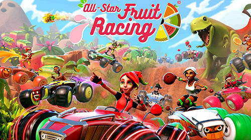 All-star fruit racing VR poster