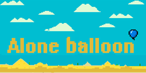 Alone balloon poster