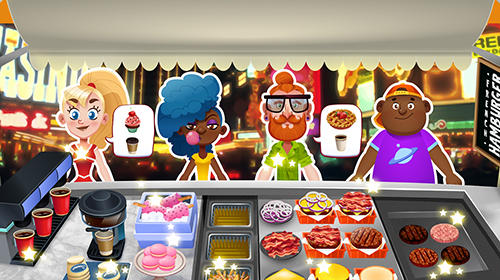 American burger truck: Fast food cooking game screenshot 2