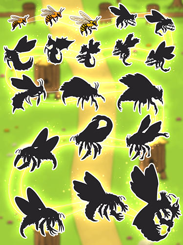 Angry bee evolution: Idle cute clicker tap game screenshot 1