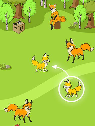 Angry fox evolution: Idle cute clicker tap game screenshot 3