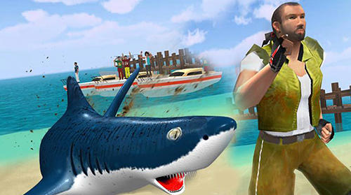 Angry shark 2017: Simulator game screenshot 2
