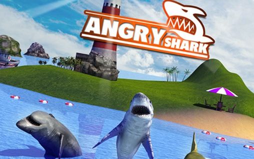 Angry shark: Simulator 3D poster