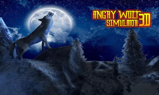 Angry wolf simulator 3D poster