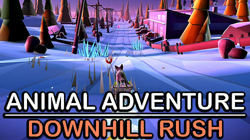 Animal adventure: Downhill rush poster