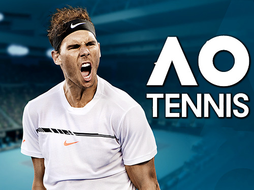 AO tennis game poster