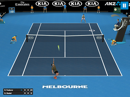 AO tennis game screenshot 3