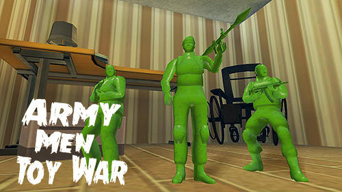 Army men toy war shooter poster